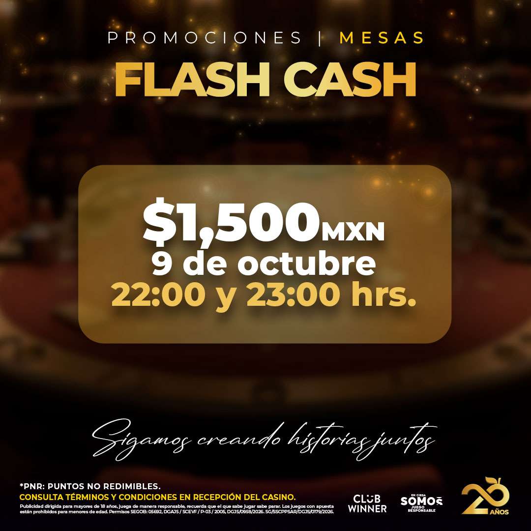 Promoción de mesas en Casino Life Pachuca, octubre 2026