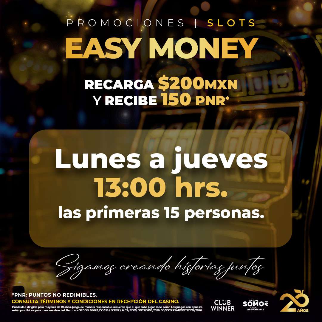 Easy Money en slots en Jai Casino Tuxtla, octubre 2026